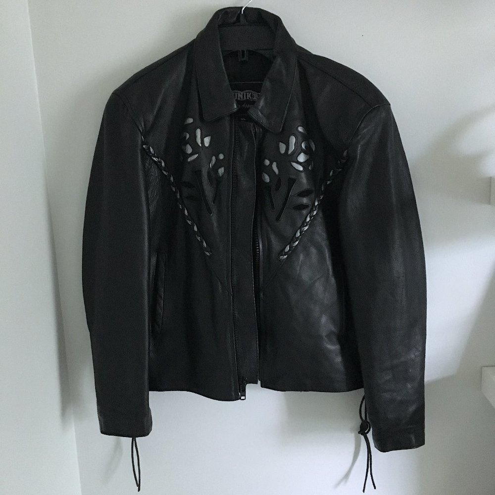 Unik Leather Jacket and Vest Set